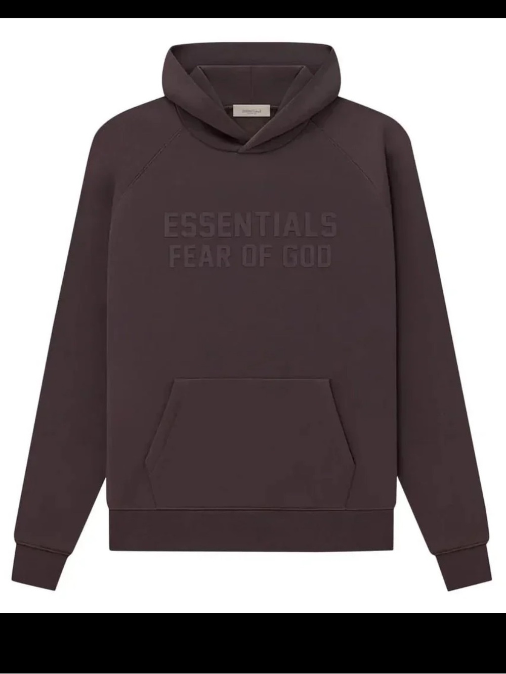 XL BNWT PLUM Fear of God ESSENTIALS Hoodie